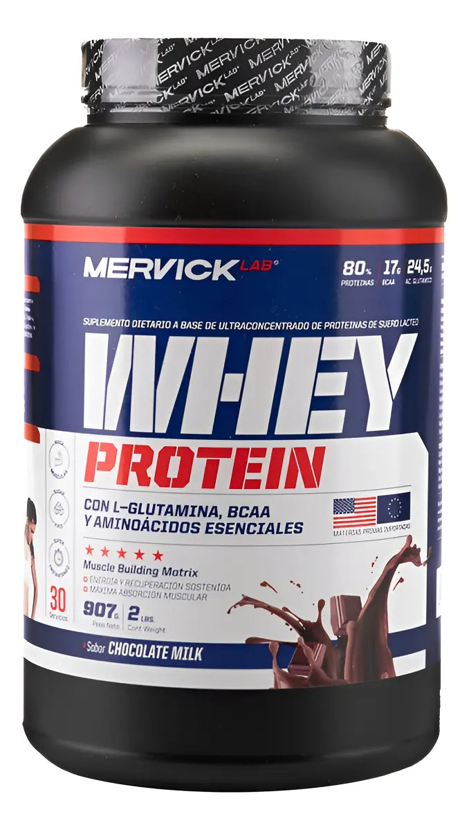 WHEY PROTEIN MERVICK Bcaa y aminoaciodos esenciales