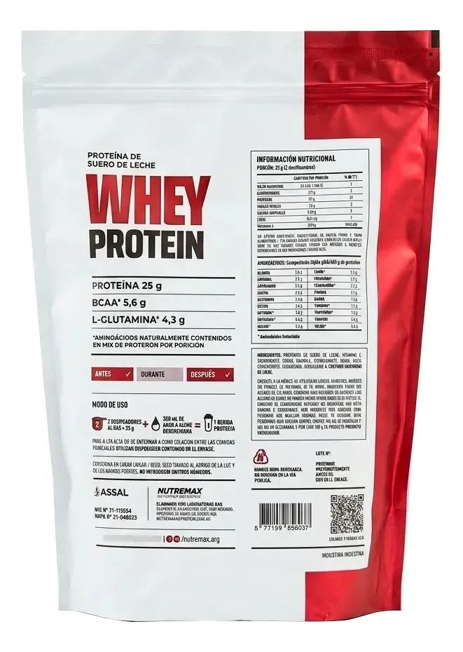 Nutremax Whey Protein Suero de Leche 907g